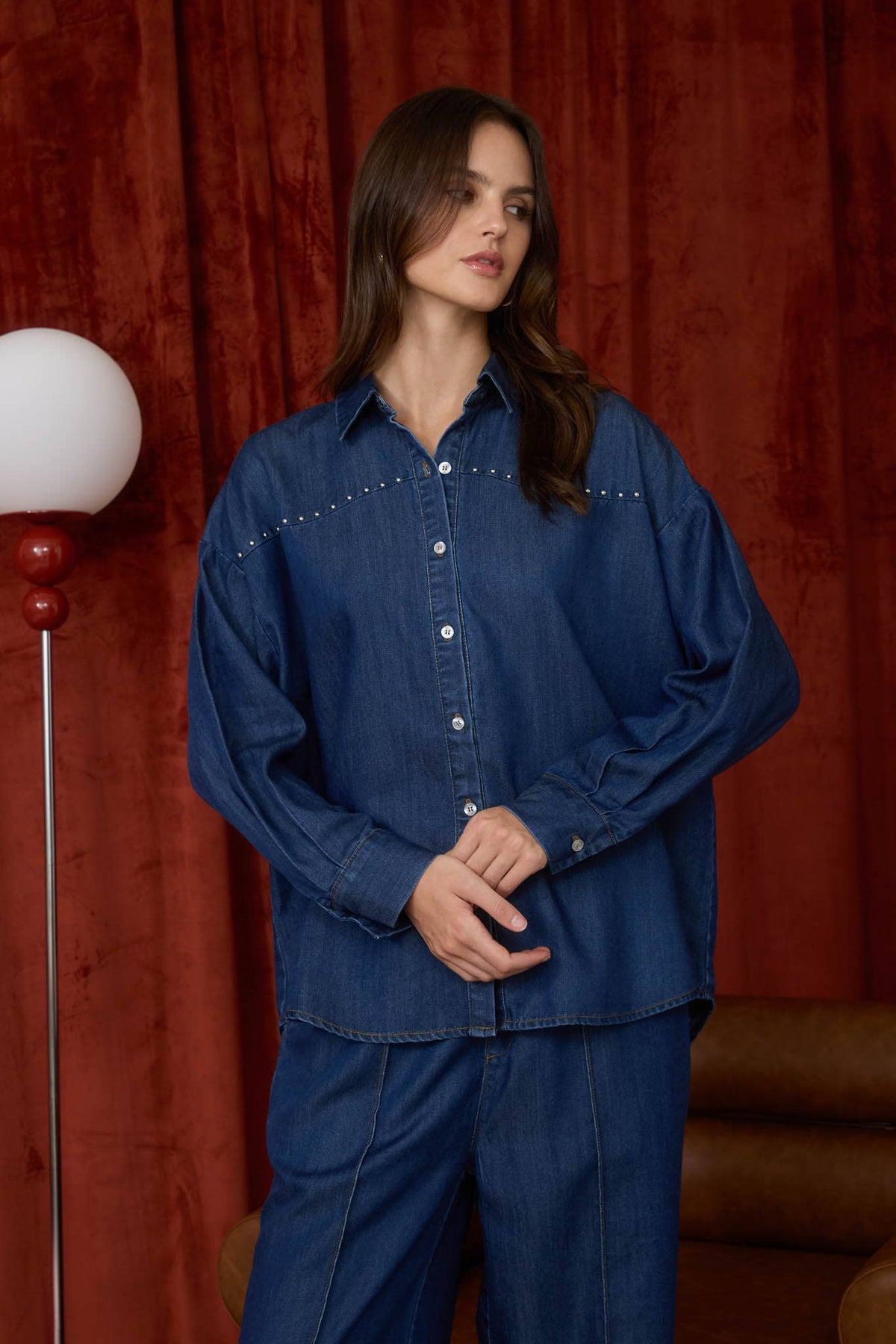 Brooke Button Up