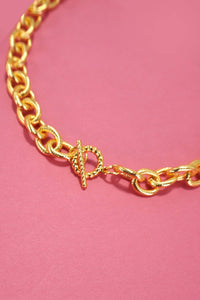 18K Gold CHunky Necklace