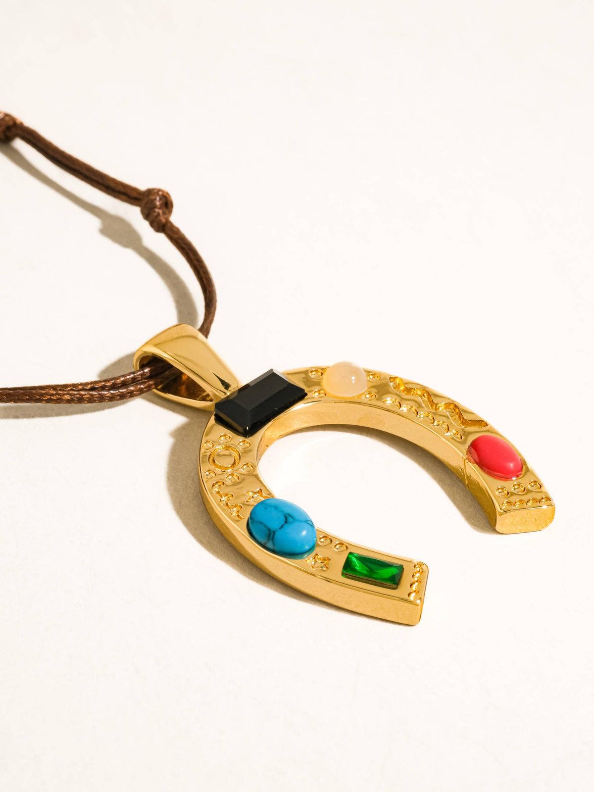 Maribel Western Large Horseshoe Necklace