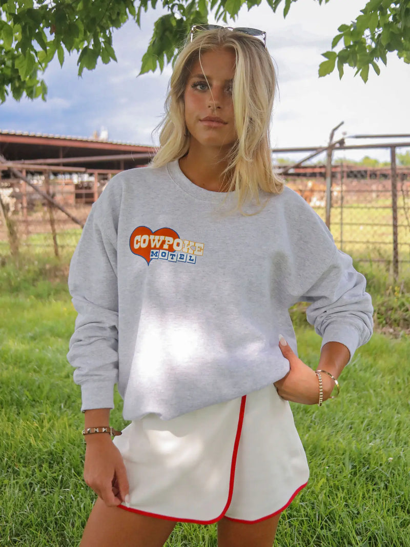 Cleo Cowpoke Crewneck